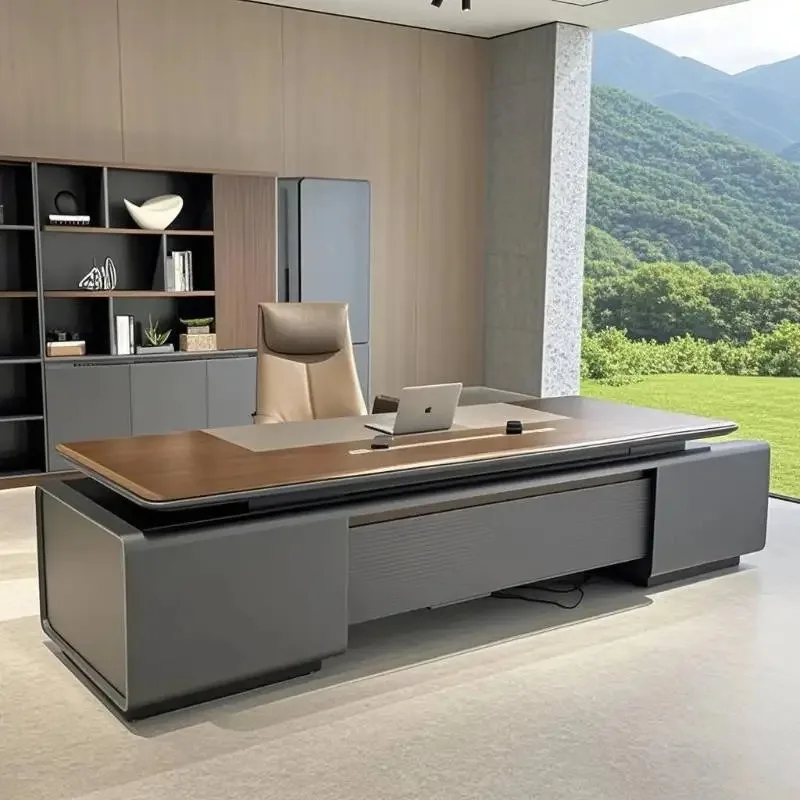 Organizador escritorio De oficina De recepción escritorio De oficina ejecutivo estético moderno ordenador Mesas De Computador muebles De lujo Oficina