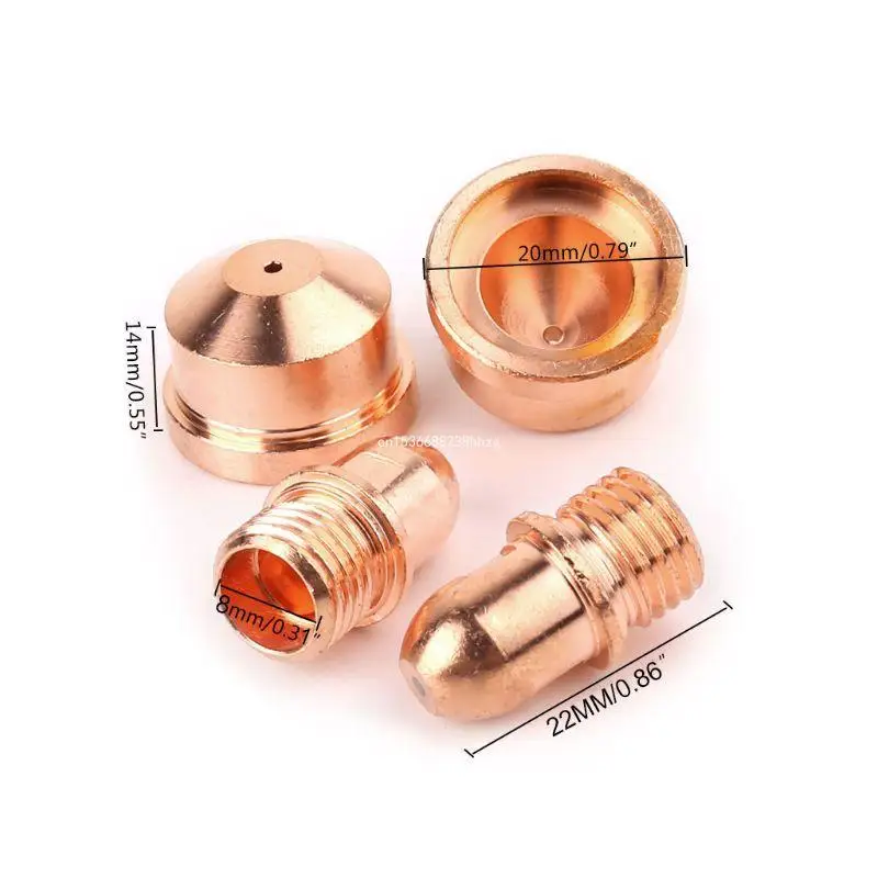 

A101 A141 Electrode Nozzle 1.7mm 1.4mm Plasma Cutter Torch Consumables Dropship