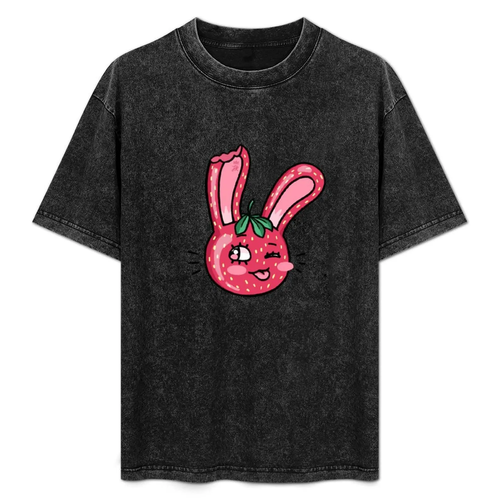 

Strawbunny T-Shirt Plus Size Simple Casual Top