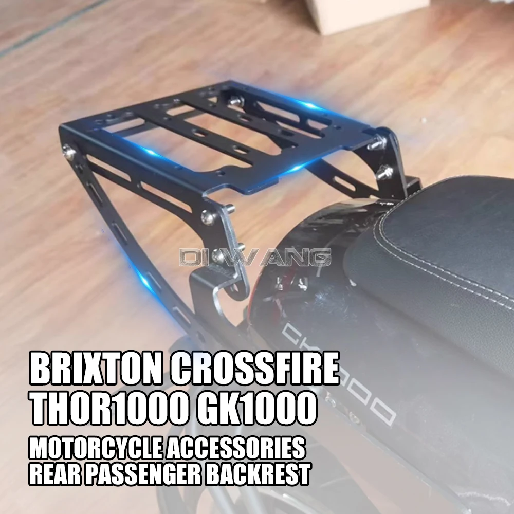 

Motorcycle Fit Brixton Crossfire GK1000 Motorcycle Accessories Rear Passenger Backrest FOR Brixton Crossfire GK1000 THOR1000