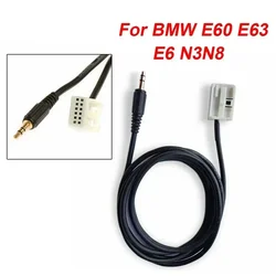 Auto AUX 12PIN Kabel Audio Adapter 3.5MM Jack-Interface Voor BMW-E60/E63/E64/E65/E66/E87/E88/E81/E82/E90/E91/E92 Extra Kabel