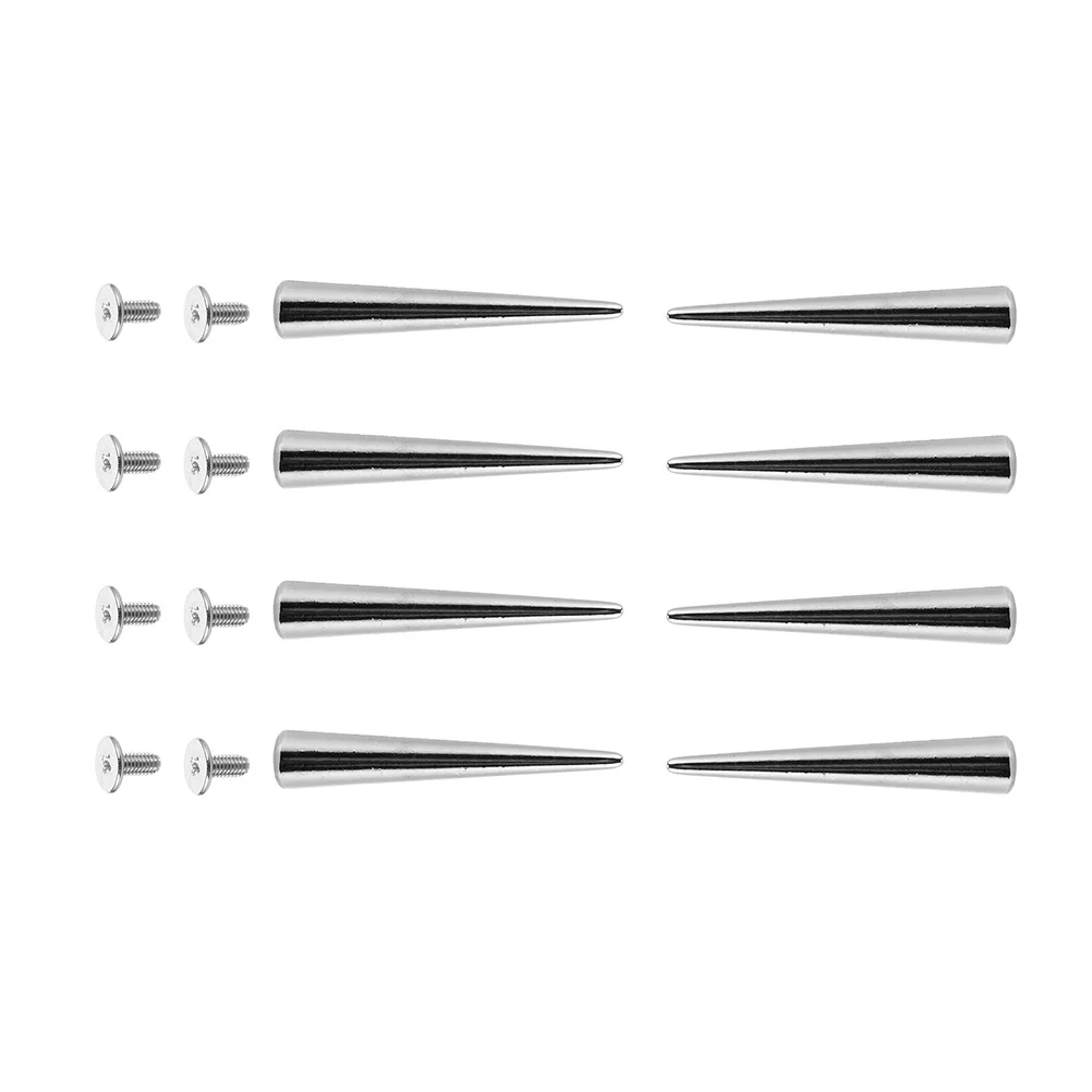 

8 Pcs DIY Rivet Accessories Punk Spike Stud Studs Screwback Cone Spikes Rivets Craft Nail Alloy