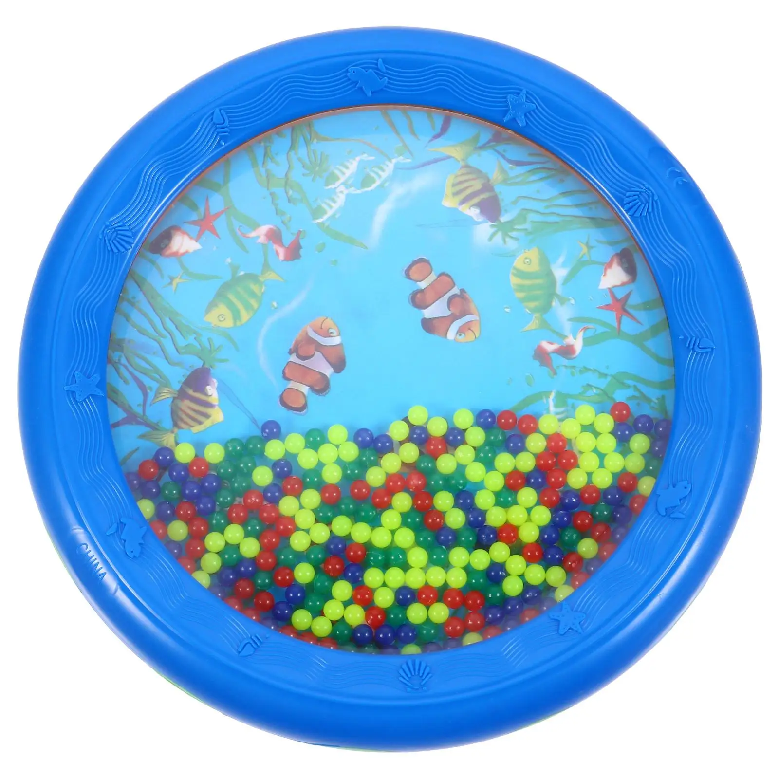 

Ocean Wave Drum Early Education Tambourine for Kids Musical Instruments Drums Toys Pvc Ethnic Percussion Baby