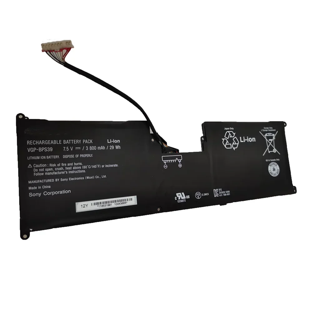 7.5V 29WH New Original Laptop Battery For SONY SVT11213CGB SVT11215CGW VGP-BPS39