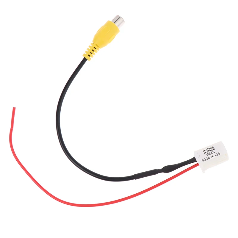 1pc 4 Pin 24CM Practical For  Car Male Connector Radio Cable Adapter Back Up Reverse Camera Input Plug