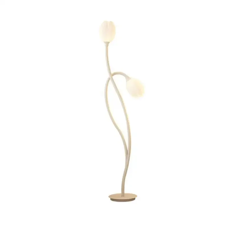 

ins cream wind, floor lamp, simple tulip flower, ambient desk lamp