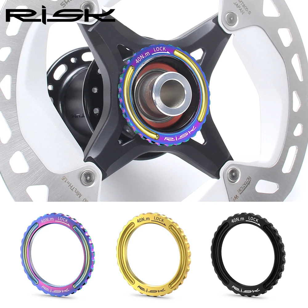 

RISK Titanium Center Lock Disc Gland Lock Ring Nut Wheelset Adapted to Campagnolo Flower Drum CP WTO