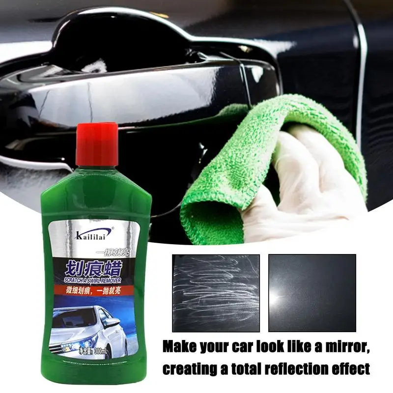 Liquid Scratch Repair Wax Scratch Remover For Vehicles Liquid Instant Repair Paint Scratches Scuffs Water Spots Car Buffer Kit