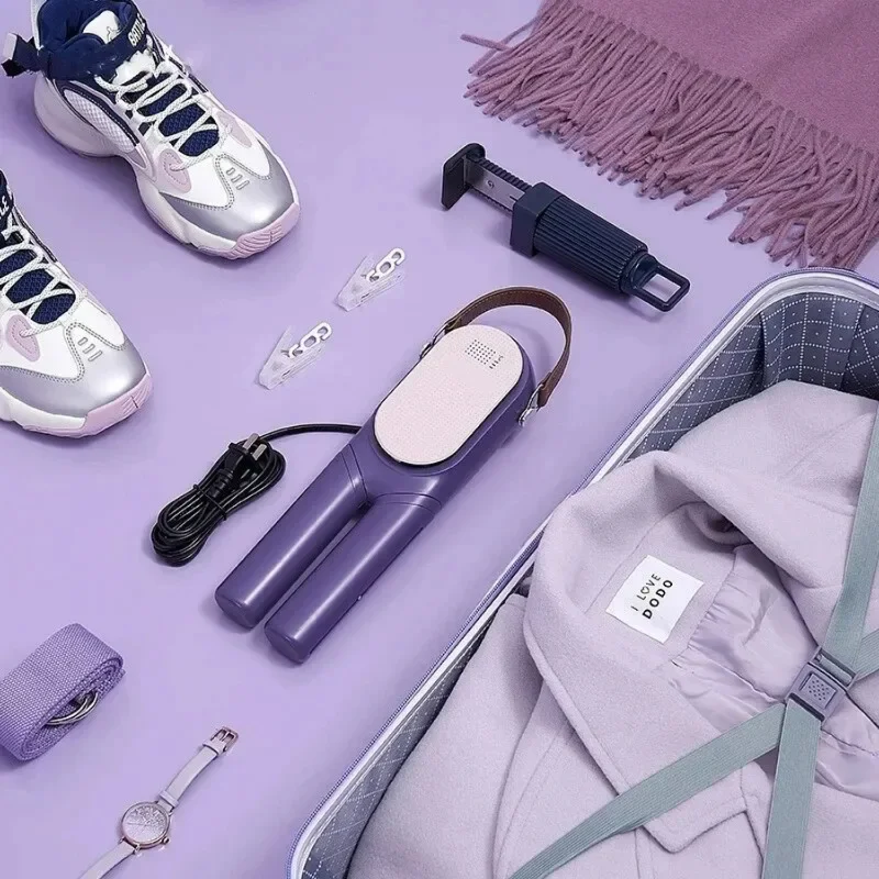 ポータブル乾燥機折りたたみ式衣類乾燥ラック靴乾燥機による加熱小型折りたたみ式衣類ラック効率的でユニーク