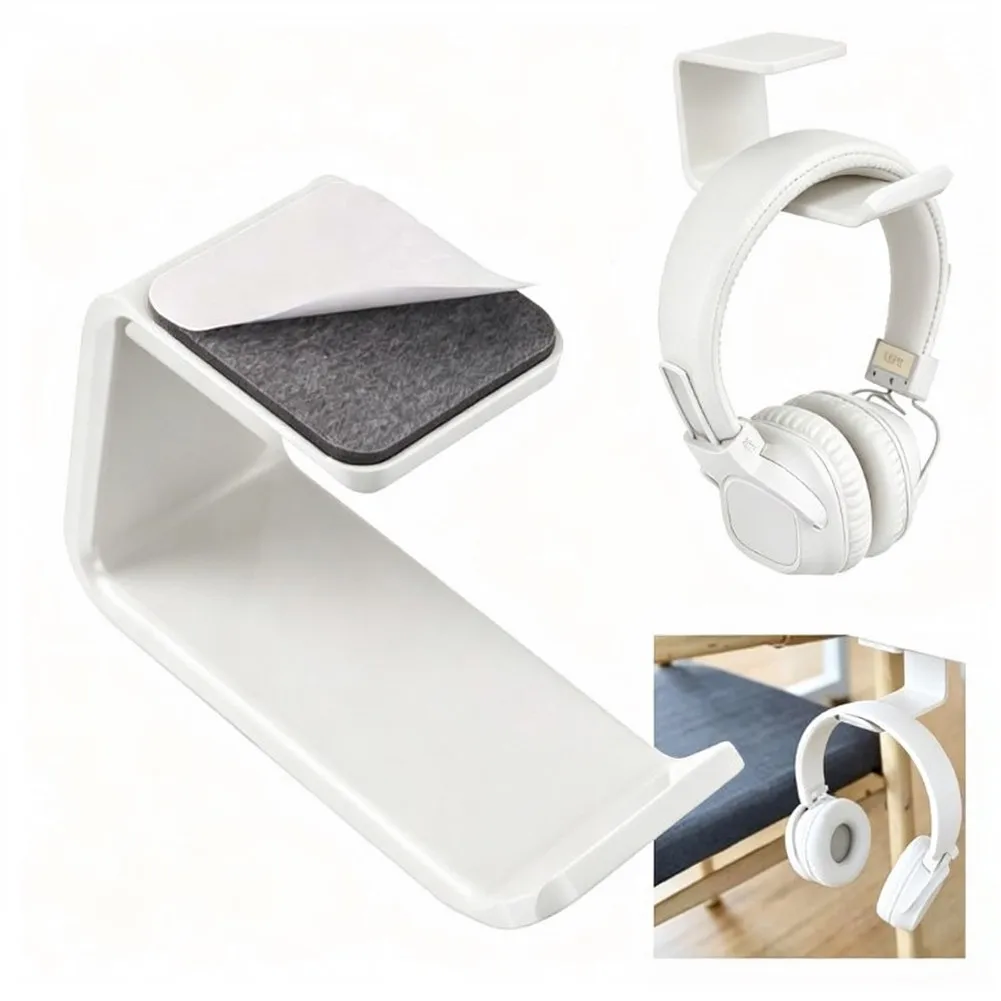 For Acrylic Headphone Stand for Desk or Shelf Display with Space-Saving Dimensions 98x45x60mm for Everyday Use