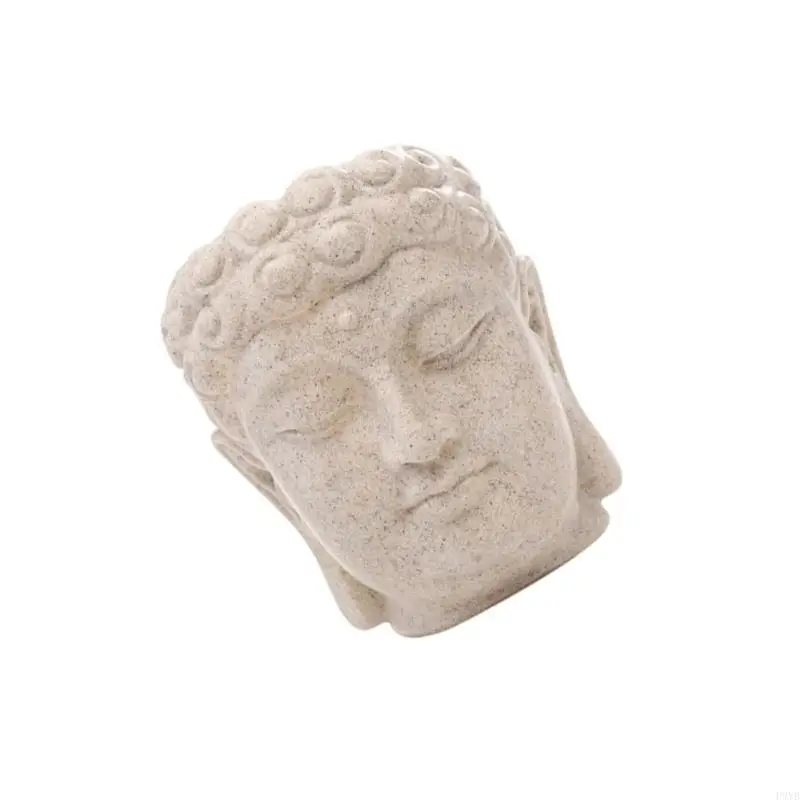 Macetero con escultura Budas único, para plantas pequeñas, hierbas en espacios para Patios y salas estar, P9YB