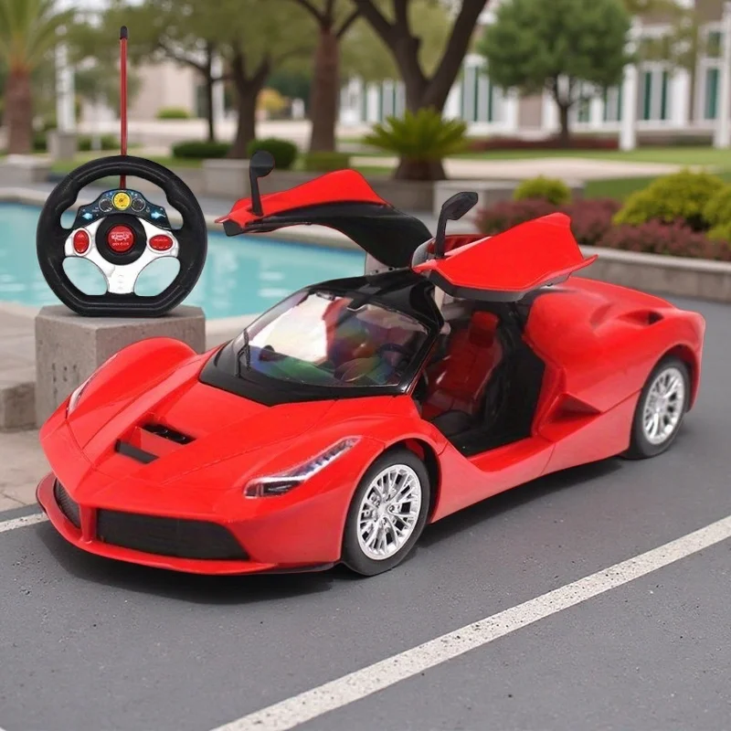 

Electric RC Car Remote Control Cars, Machines On Radio Control Vehicle Toys For Boys Door Can Open