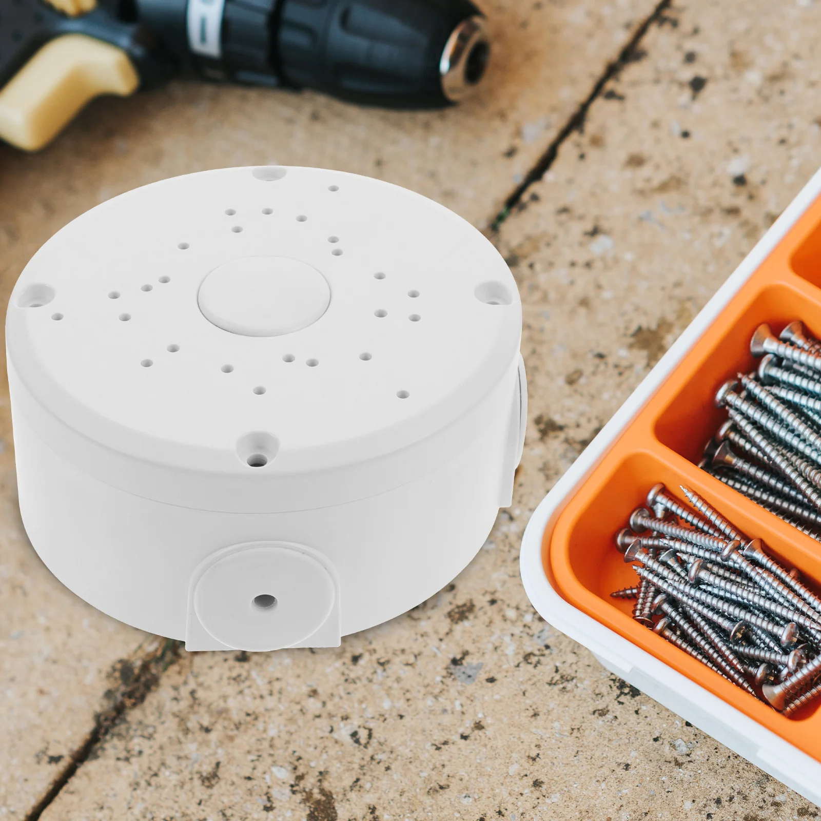 

Hemispherical Waterproof Box 10MM Diameter Outdoor Cable ganizer Heavy Duty Electric Wire Junction Camera Mount Secure Storage