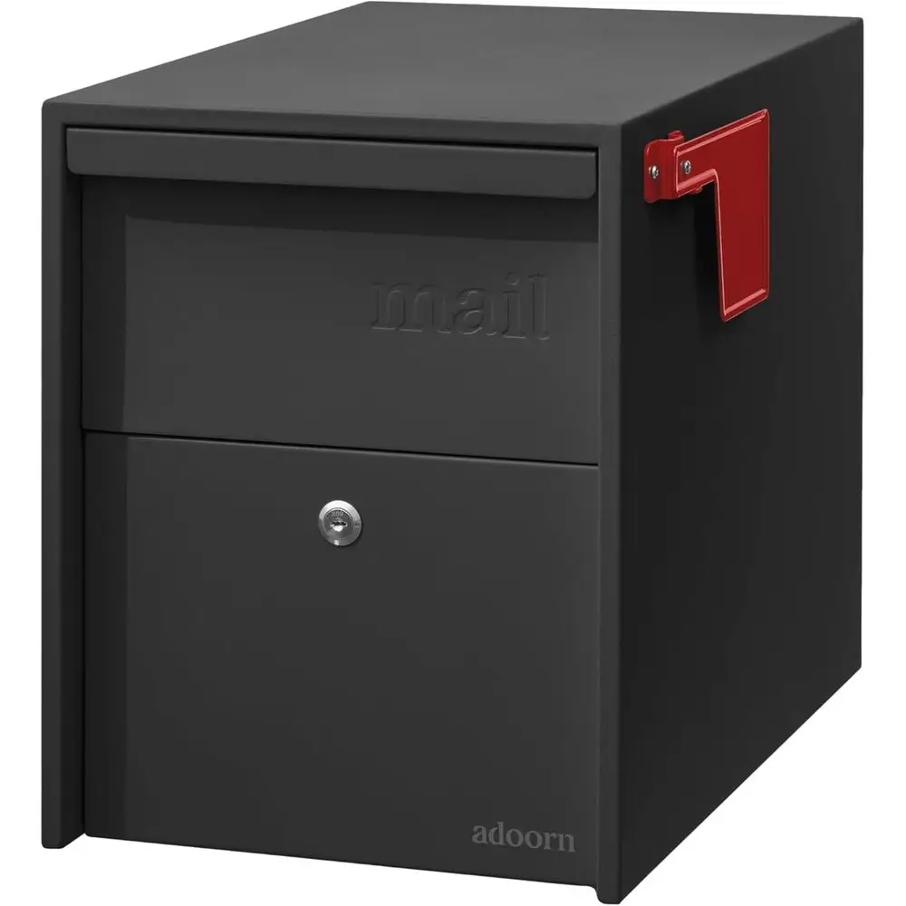 

Запираемый почтовый ящик с креплением на столб | Большой размер — почтовый ящик с защитой от кражи, 15,5 дюйма В x 12 дюймов Ш x 18,5 дюйма Г, всепогодные почтовые ящики для выходов