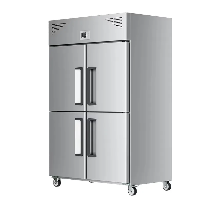 

Outdoor Commercial Kitchen 1000l Deep Chest 4 Doors Refrigerator Freezer