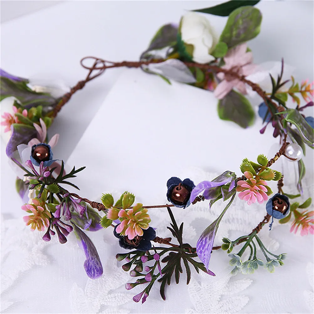 

Цветочная повязка на голову, цветочная заколка, свадебная корона, гирлянда, украшение для волос для невесты, подружки невесты, вечеринки, дизайн с подсолнухами, элегантный