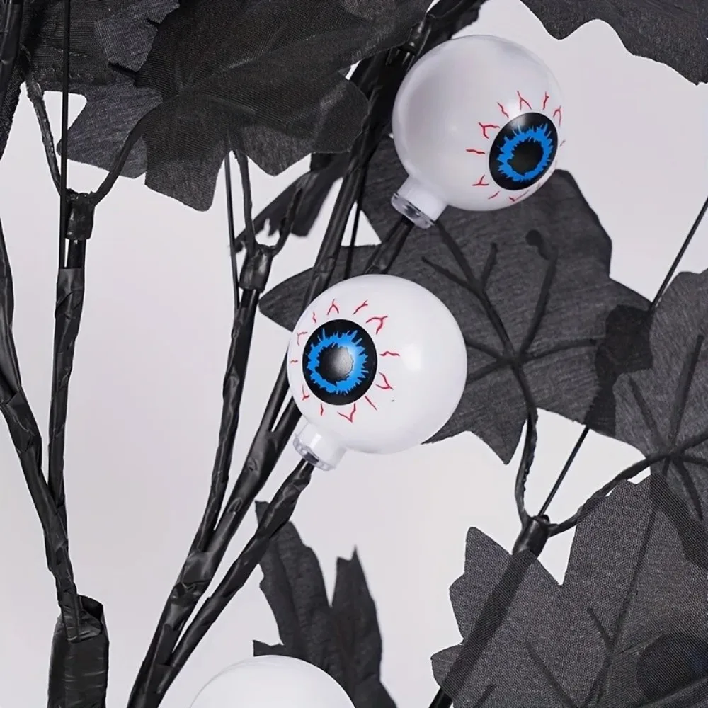 Halloween decorative eyeball LED tree light props ornament party horror scene layout atmosphere light ornament