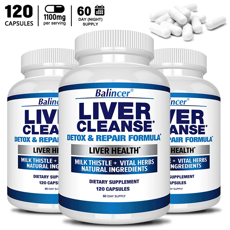 Balincer Liver Cleanse, Helps Liver Detox and Detoxify, Protects Liver Health, Supports Immune System, Milk Thistle Extract