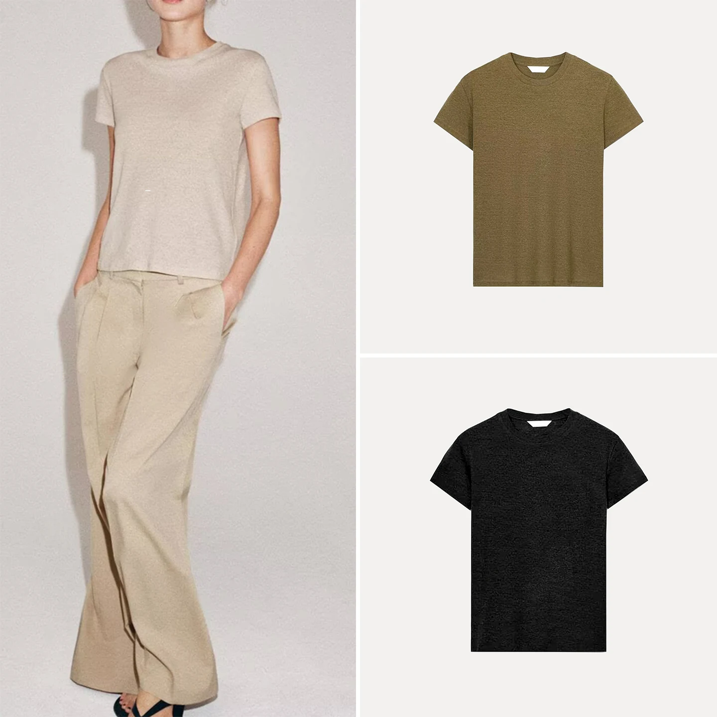 Fashionable round Neck Short Sleeve T-Shirt Women's Casual Wear Spring 2026 Multi-Color Options Comfortable Ladies Top