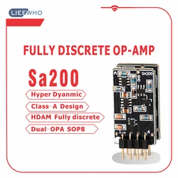 Ver2026#Dual op amp LIEEWHO|SA200 Hi-End Fully Discrete Dual OP-AMP 1PCS/ Upgrade Replace OPA2064/SS3602/MUSES02/Dual OP