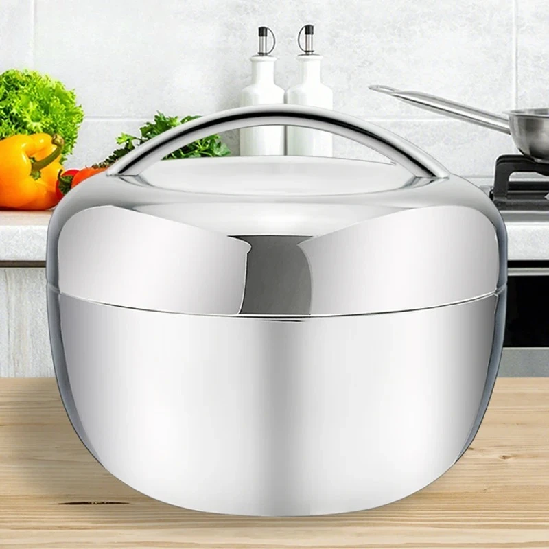 Apple Shape double wall Stainless Steel Lunch Box Bento Food Container Food Storage with tableware Set