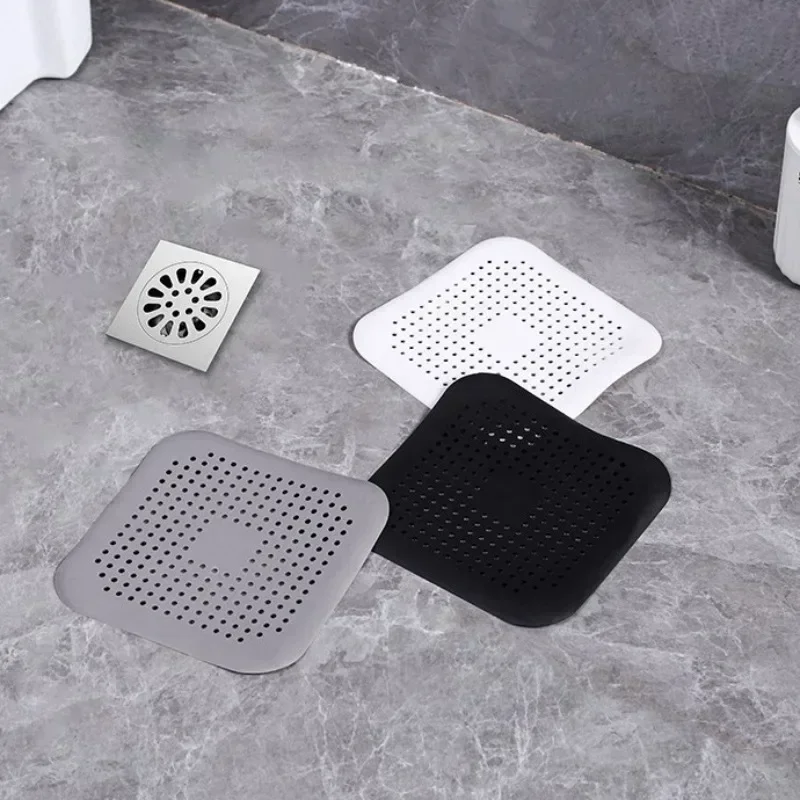 Sink Anti-clogging Silicone Floor Drain Cover Bathroom Shower Drain Hair Anti-clogging Filter Sewer Filter Kitchen Accessories