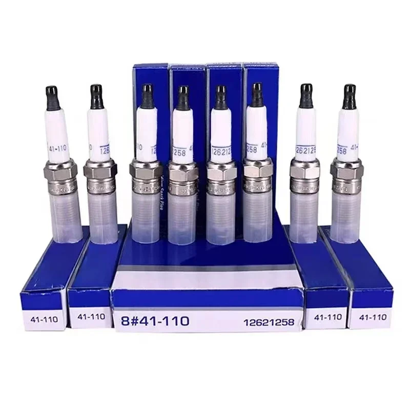 

4PCS 41-110 12621258 Iridium Spark Plugs 41-110 For GMC Chevrolet Hummer Buick 12621258