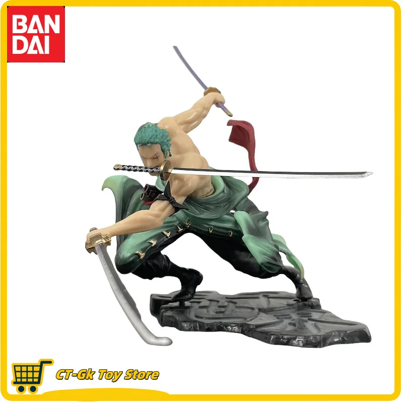 15cm Small Mini Roronoa Zoro Figure Anime One Piece Pvc Model Ornament Action Figure Toys For Boys Children's Birthday Gifts