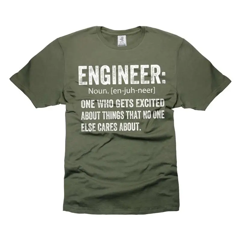 

Funny Saying T Shirt Men Engineer Definition S