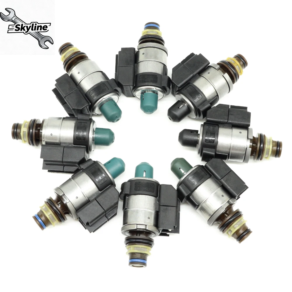 

8 шт./компл. 722,9 комплект соленоидов коробки передач для деталей автоматической коробки передач 2202771098 2202770198 2202770898