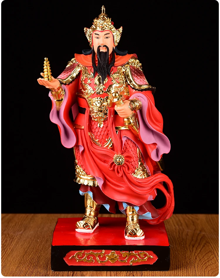 الجملة بوذا الطاوية توو تا لي تيان وانغ الله الشكل آسيا حماية المنزل الازدهار المنزلي فنغ شوي تمثال ضريح #4