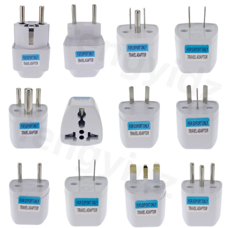 الاتحاد الأوروبي KR التوصيل محول السفر محول الولايات المتحدة الاتحاد الأفريقي المملكة المتحدة إلى الأوروبي اليورو الأوروبي كوريا الجنوبية التيار المتناوب محول الطاقة منفذ المقبس الكهربائي