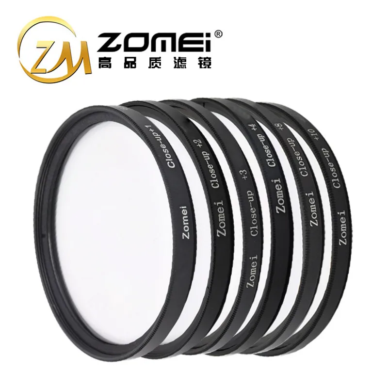 Zomei Macro Close-up Lens Filter +1 +2 +3 +4 +8 +10 Filter Kit 52mm 55mm 58mm 62mm 67mm 72mm 77mm for Canon Nikon Sony Camera