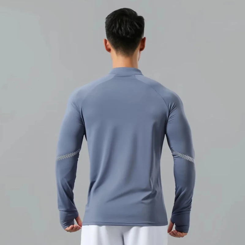 Men Autumn Long Sleeve Athletics Tops Running Shirts Speed Sports Fitness T Shirt Guys Mens Clothing Athlete Track Field Singlet