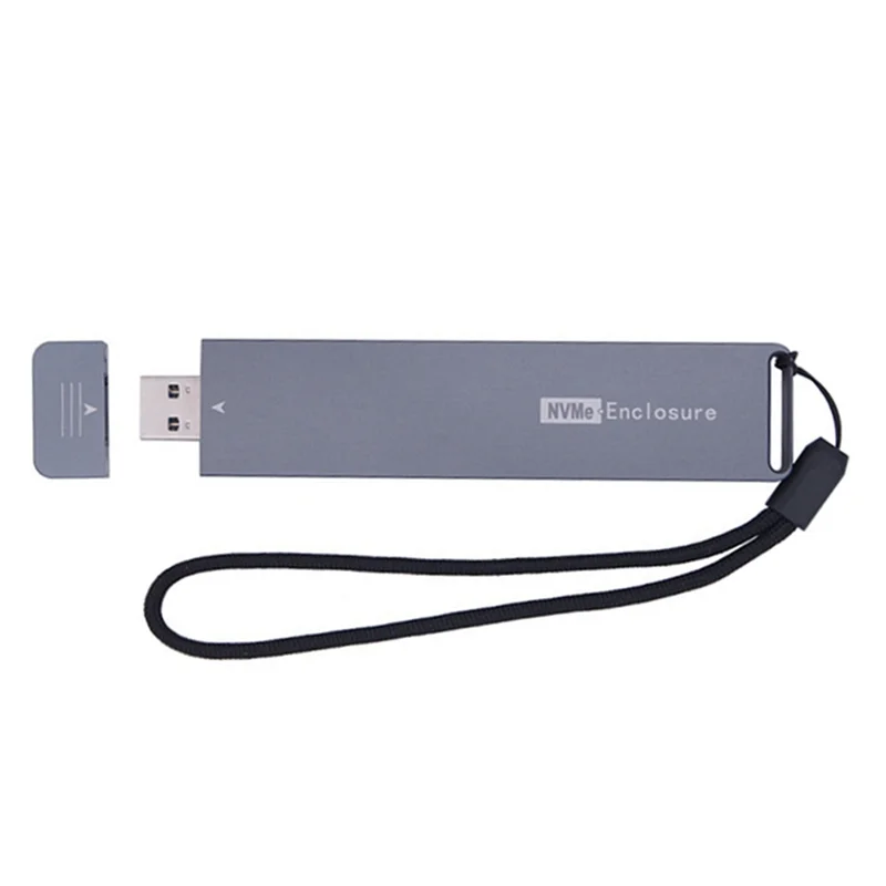 External NVME M.2 Dual Protocol to TYPE-A3.1 Mobile Solid State NGFF Aluminum Alloy External