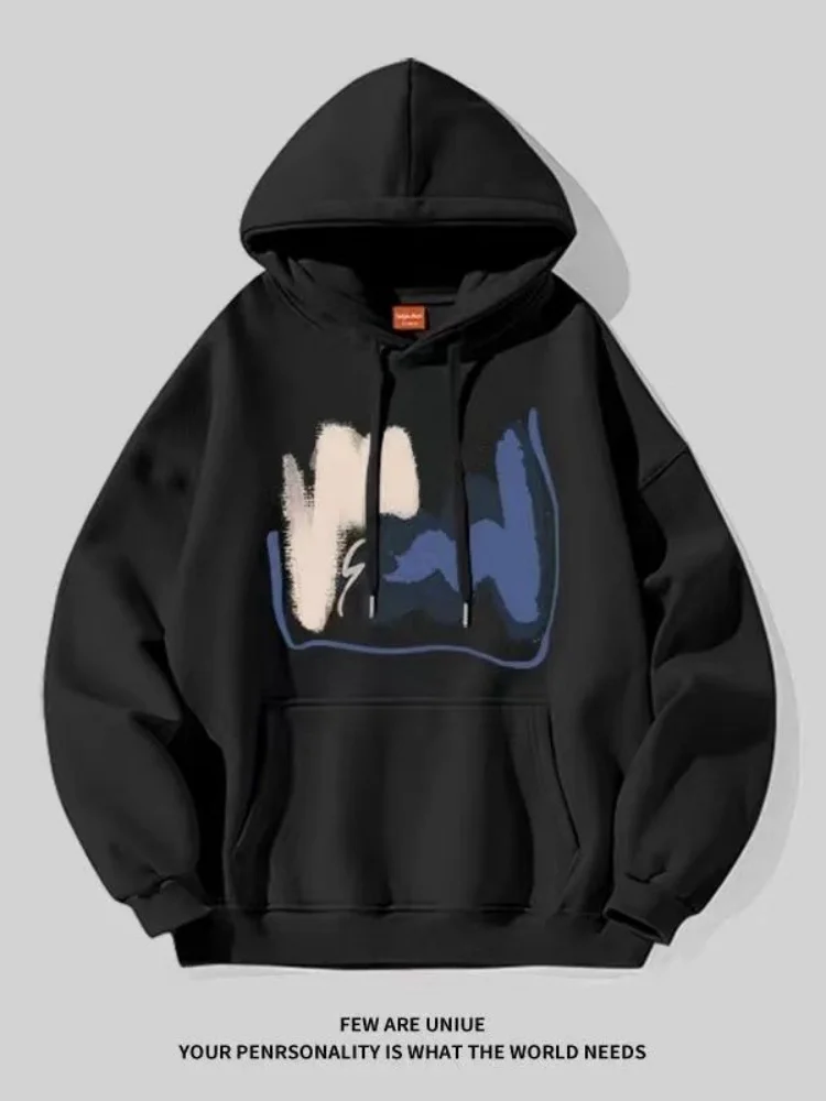

Spring and Autumn New Unisex Fashion Casual Hooded Sweater Fashion Simple Loose Breathable Women's Printed Hoodie
