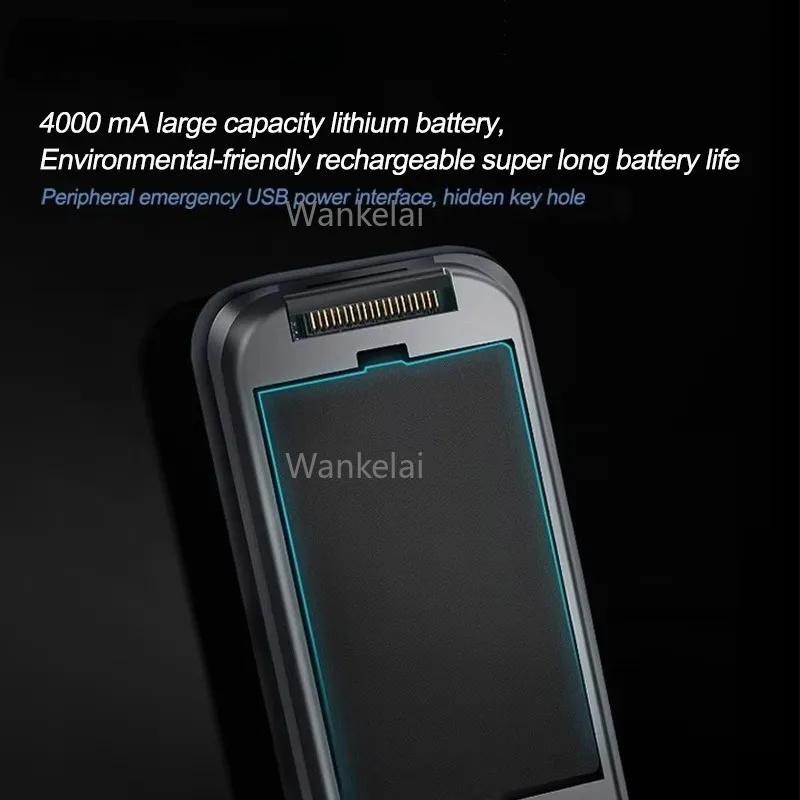 3D Face ID Smart Camane Password Safe Lock Mortise Keyless Door Lock Safety Electronic Fingerprint Lock Cylinders