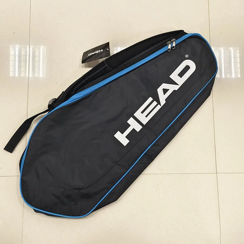 HEAD Tennis Racket Bag 3 Pack Training Sport Competition Shoulder Hand Bag Handbag Squash Badminton Raquete De Padel Storage Bag