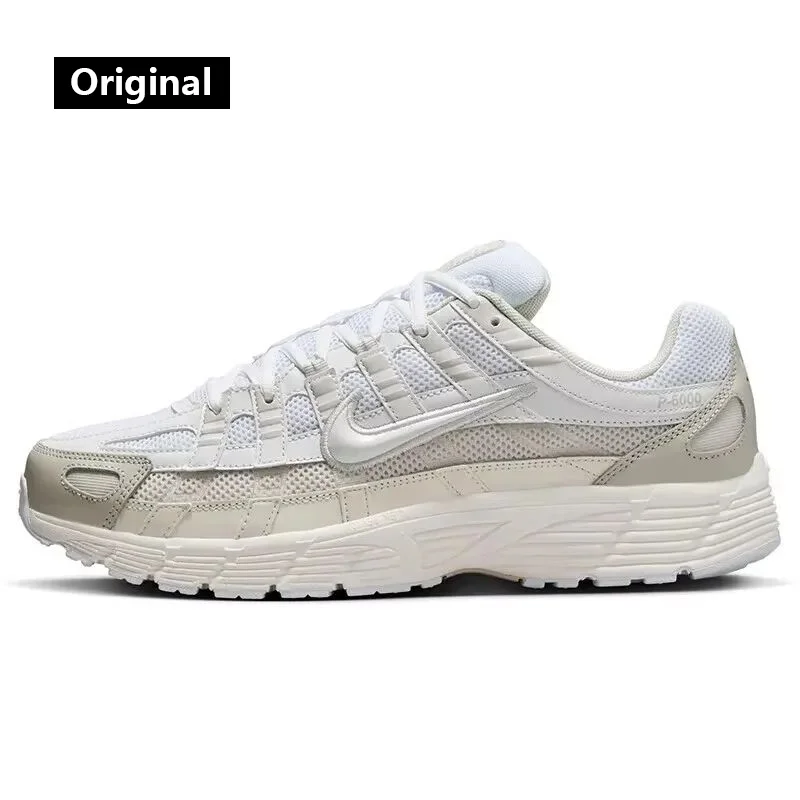 Nike P-6000 men's sports shoes Breathable comfortable shock absorption retro fashion running shoes CV2209-111