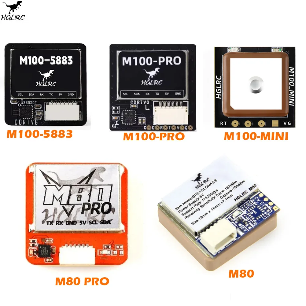 HGLRC M100-5883 GPS/ M100-PRO GPS / M100 MINI GPS /M80 PRO /M80 GPS for FPV Racing Drone Quadcopter Freestyle Fancy Flight Drone