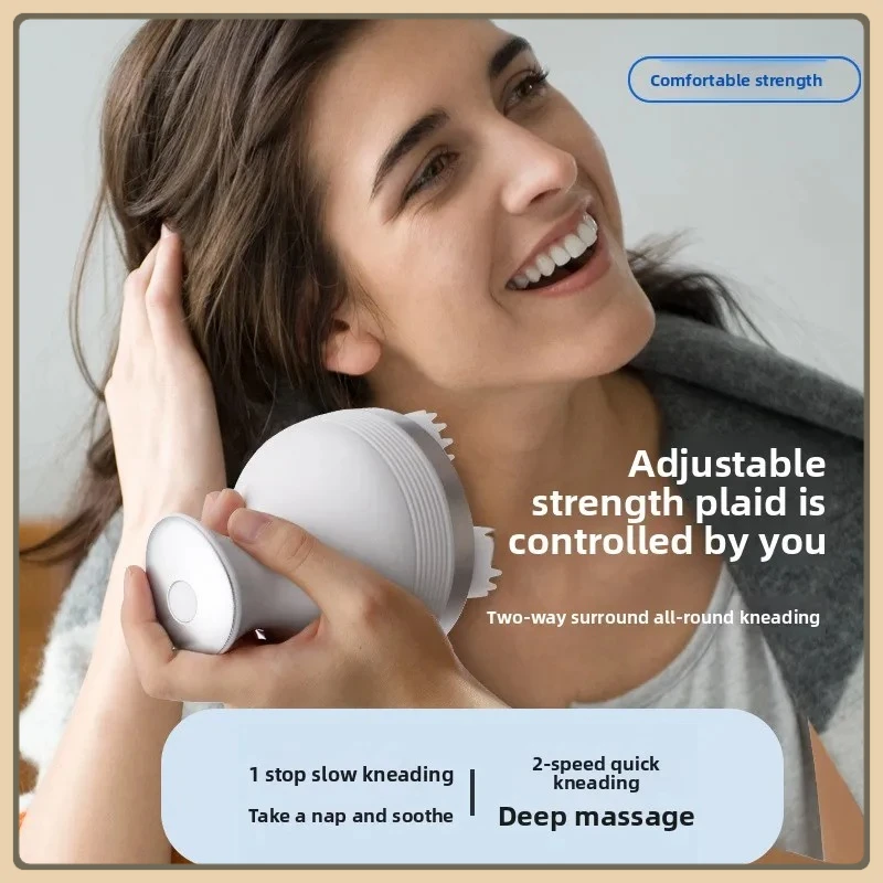 

NEW Electric Cordless Hair Scalp Massager with Kneading 4 Massage Nodes Handheld Portable Head Scratcher Massager Stress Relax