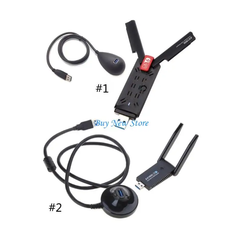 20ce WiFi 6 Adattatore USB AX1800 2.4G/5GHz AX1800H Scheda rete wireless USB3.0 Adattatore WiFi6 RTL8832AU VELOCITÀ