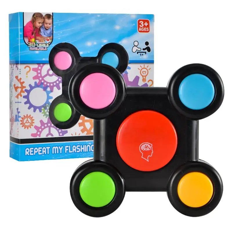 Kids Simon Game Console Electronic Memory Exercise Game With Music Light Children Handheld Memory Training Machine Classic Games