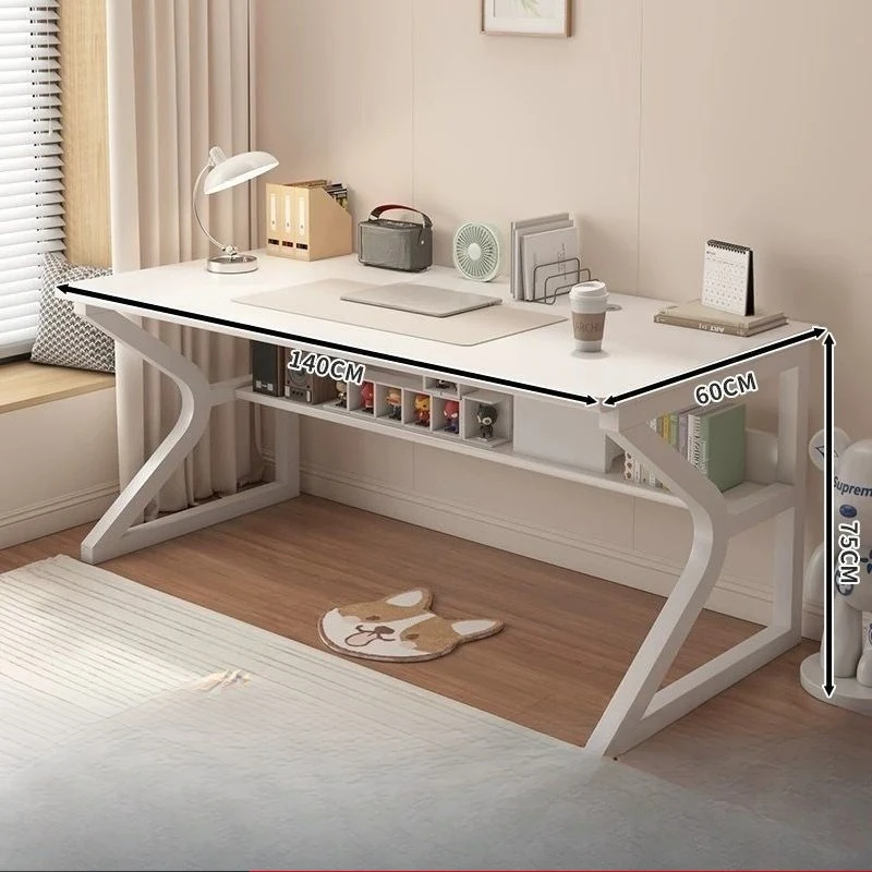 E-sports table Household with shelves Office table and chairs Simple desk Bedroom learning writing table