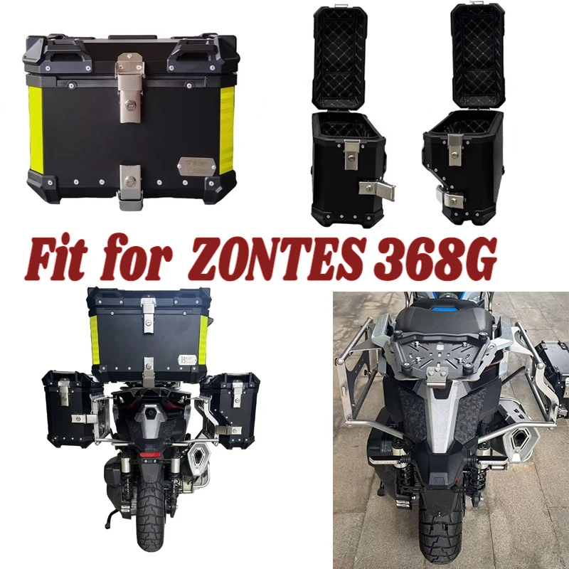 

Heavy-Duty Stainless Steel Top Case Base Plate Side Case Rack for ZONTES 368G - Motorcycle Side Box Top Box Mounting Bracket