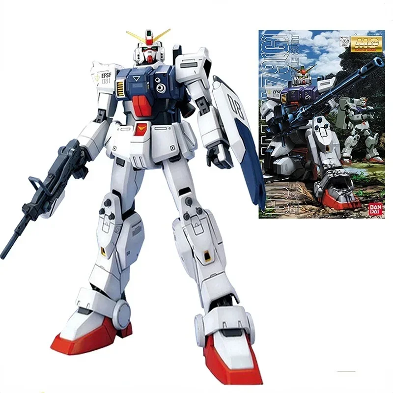 

Bandai Gunpla MG 1/100 RX-79 Gundam Mass Production Ground Type Gundam Model Kids Assembled Robot Anime Action Figure Toys