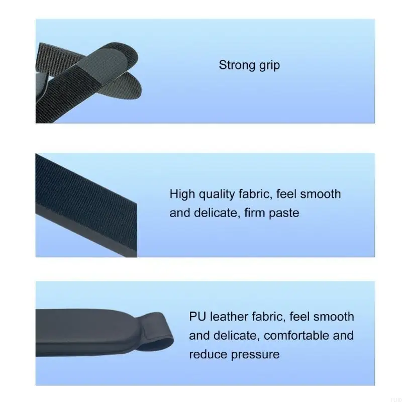 J1HD Advanced Virtual Reality Headband with Stress Relief, Soft PU Sponge for Head Straps