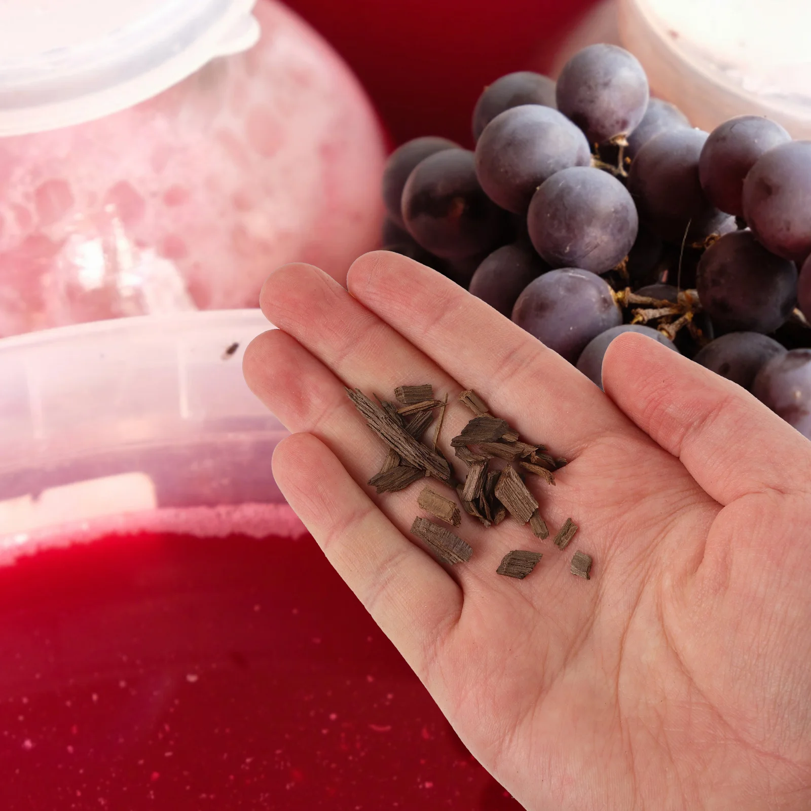 

1 Pack Medium Toasted Red Wine Chips For Home Brewing Wine Making Supplies French Oak Pieces Aging Whiskey Brandy Craft Oak