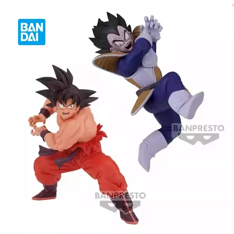 In Stock Bandai Banpresto Dragon Ball Z MATCH MAKERS Son Goku Vegeta Kaiouken Galick Gun Anime Figure Model Toy Hoilday Gifts