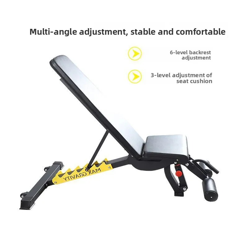Adjustable Dumbbell Stool Bird Stool Smith Training Reclining Chair Home Commercial Training Chair Belly Fitness Equipment
